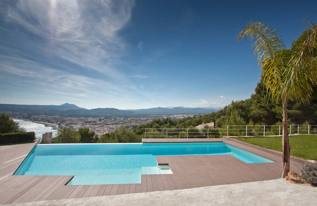 Piscina Infinity , Gunitec Concept Pools Gunitec Concept Pools Jardines Albercas y estanques