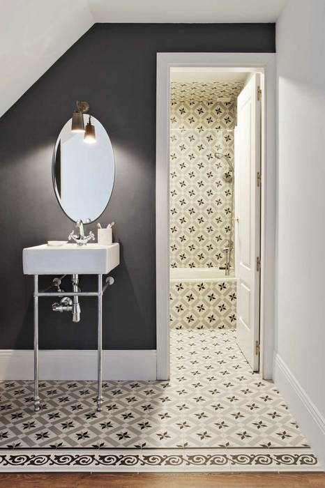 Baño integrado en dormitorio decoraCCion Baños de estilo escandinavo