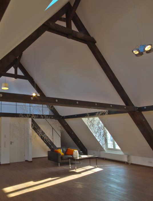 Dachloft, Lichters Living Lichters Living Salones de estilo moderno