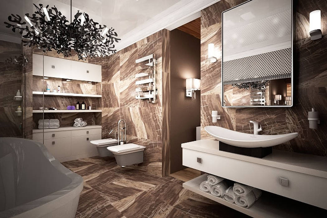 3D визуализация "ванная комната" Forma-T studio