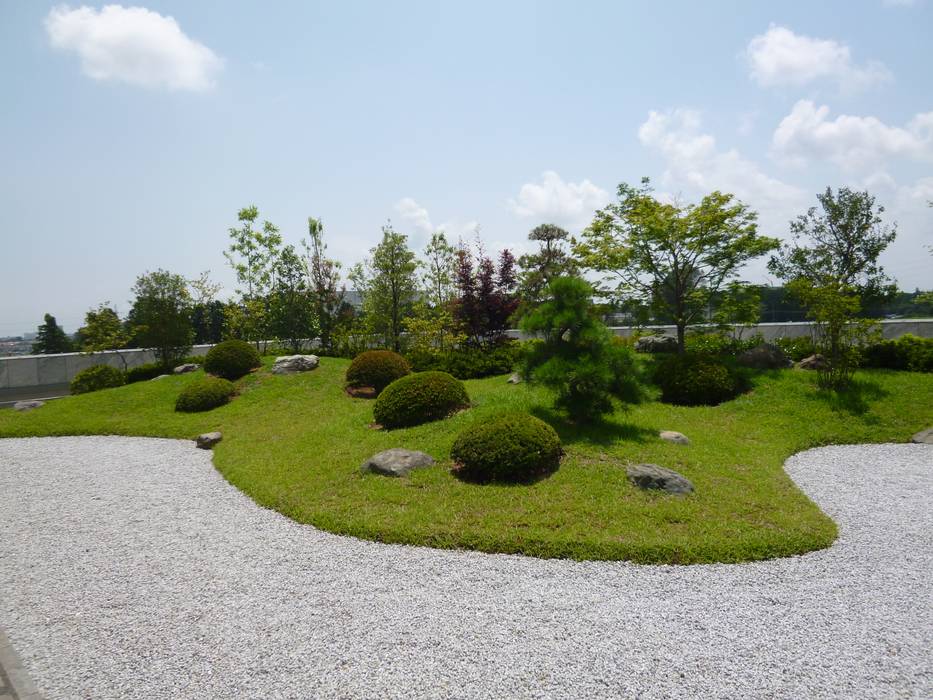 茨城県つくば市 屋上庭園 株式会社 髙橋造園土木 Takahashi Landscape Construction Co Ltd オリジナルな 庭 Homify