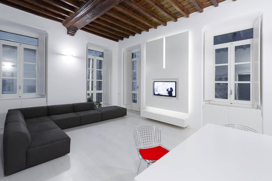 U:BA house, Comoglio Architetti Comoglio Architetti Living room design ideas