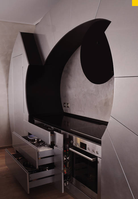 Cocinas con Curvatura como Diseño Innovador por Cucine Cassandra, Decoration Digest blog Decoration Digest blog Modern kitchen