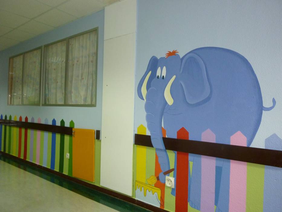 Murales en hospitales MURALES MARAVILLOSOS Espacios comerciales Hospitales