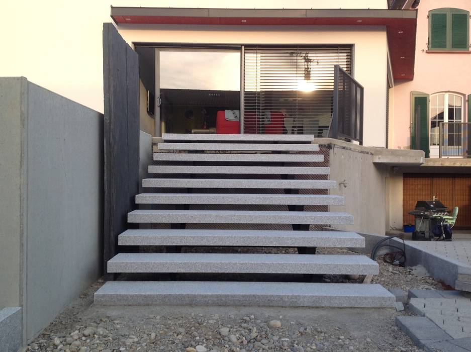 Escalier granite design, Art Bor Concept Art Bor Concept Jardines de estilo moderno