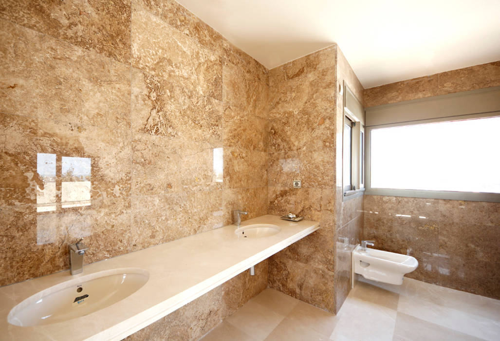 Villa Corralejo, Marco Barbero Marco Barbero Modern Banyo