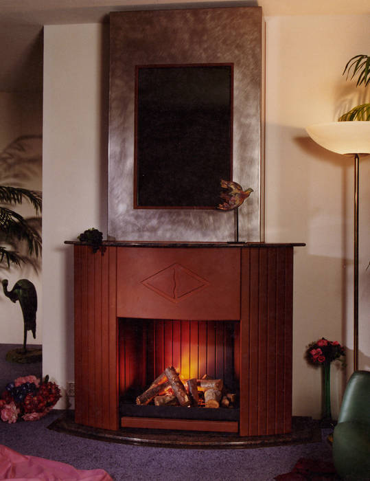 cheminée art deco, Bloch Design Bloch Design Classic style living room Lighting