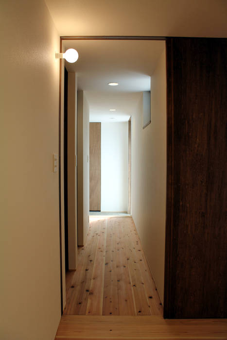 廊下 秀田建築設計事務所 和風の 玄関&廊下&階段