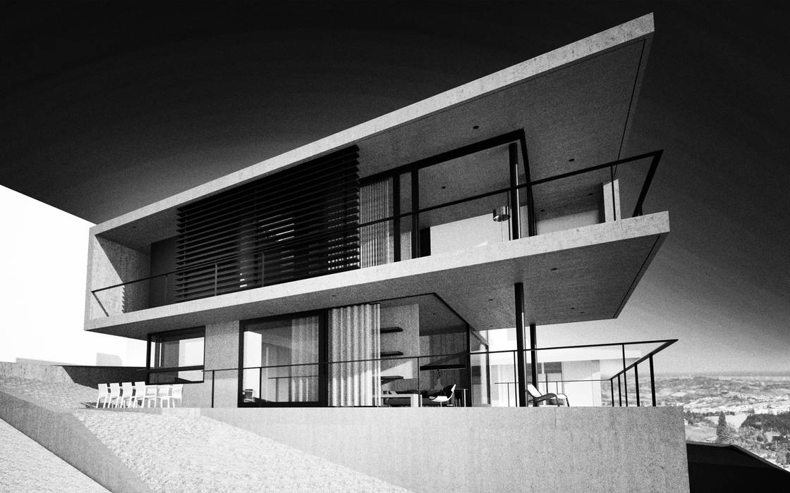 casa in calcestruzzo, fabio ferrini architetto fabio ferrini architetto