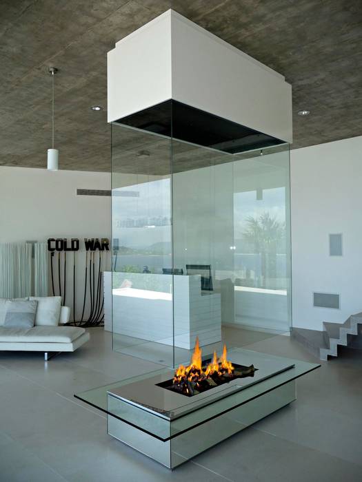 Cheminée Suspendu, Bloch Design Bloch Design Modern Living Room Fireplaces & accessories