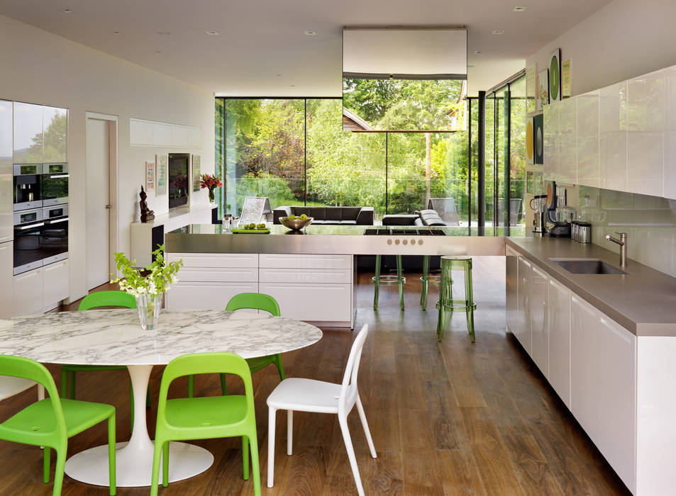Guildford, Gregory Phillips Architects Gregory Phillips Architects Sala da pranzo moderna