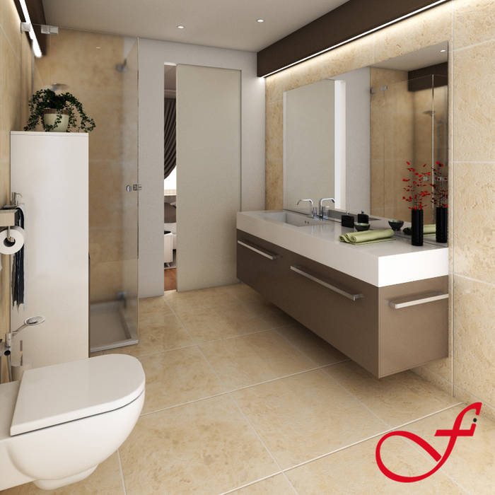 Residenza privata VK, Fenice Interiors Fenice Interiors Bagno moderno