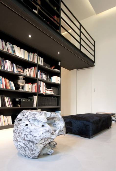 Appartement Luxembourg, FELD Architecture FELD Architecture 现代客厅設計點子、靈感 & 圖片