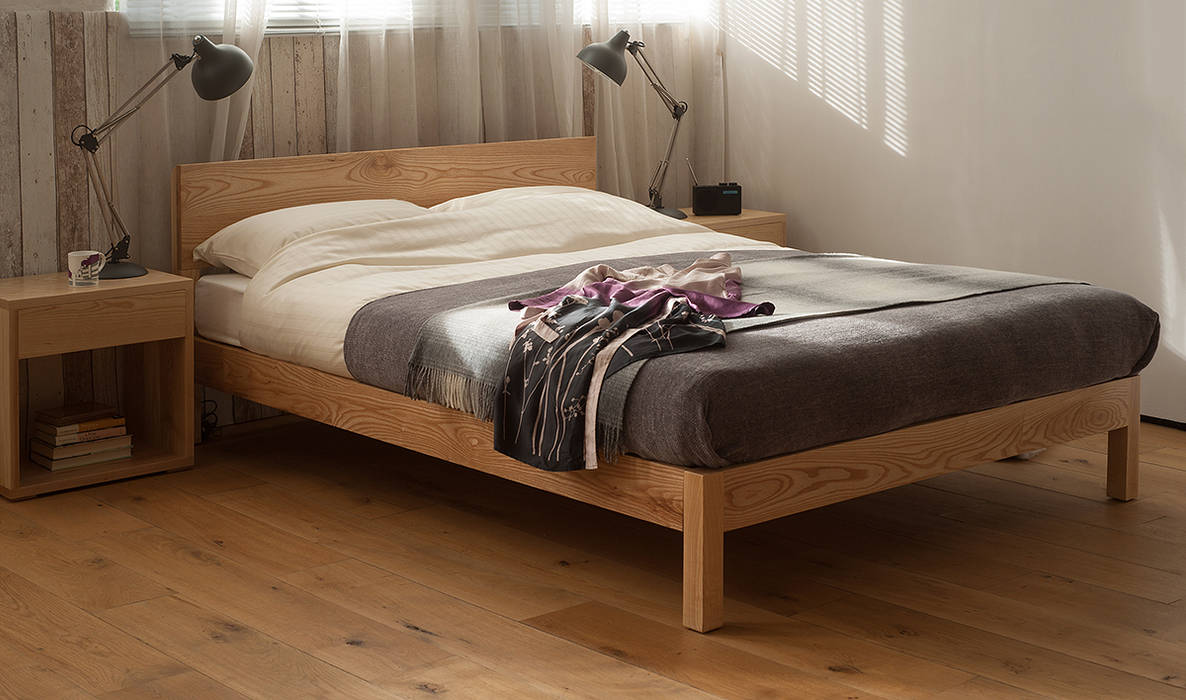 Sahara Bed Natural Bed Company Skandinavische Schlafzimmer Betten und Kopfteile
