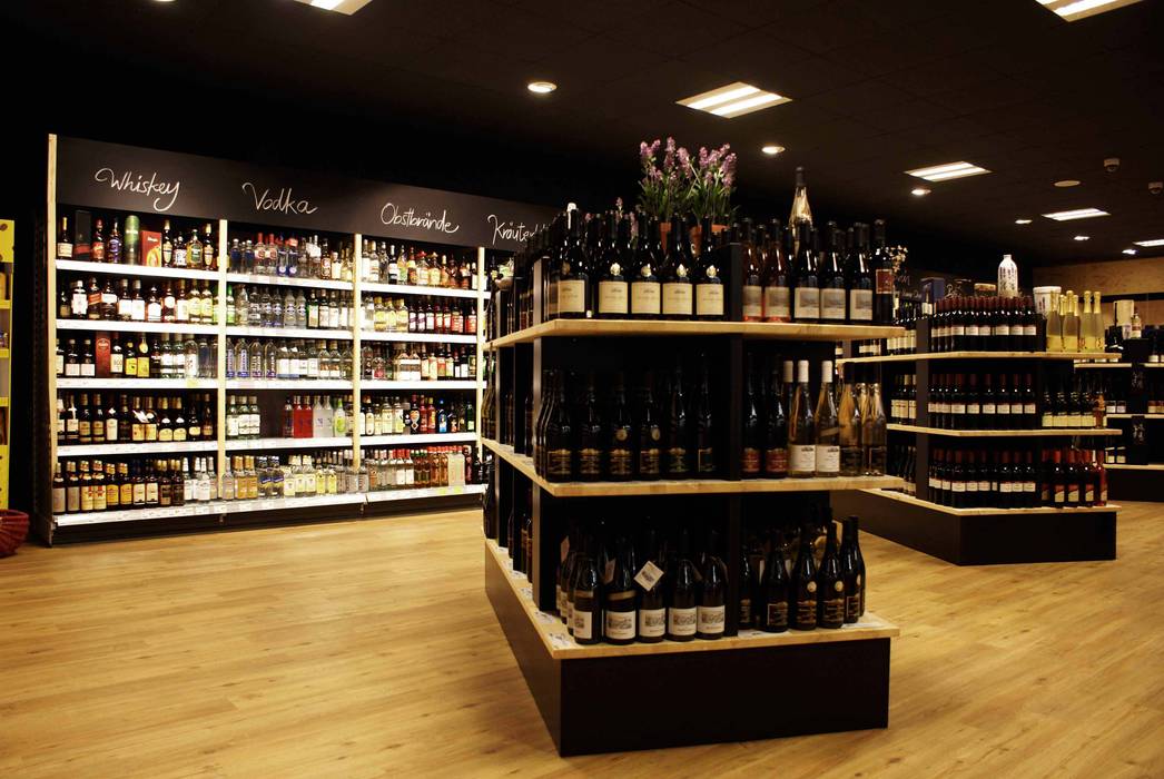 Weinshop und Verkostungen - REWE, hysenbergh GmbH | Raumkonzepte Duesseldorf hysenbergh GmbH | Raumkonzepte Duesseldorf Espacios comerciales Espacios comerciales