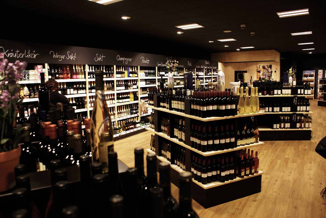 Vinothek Rewe hysenbergh GmbH | Raumkonzepte Duesseldorf Gewerbeflächen Vinothek,Wein,Supermarkt,Rewe,Sortiment,Alkohol,Ladenflächen