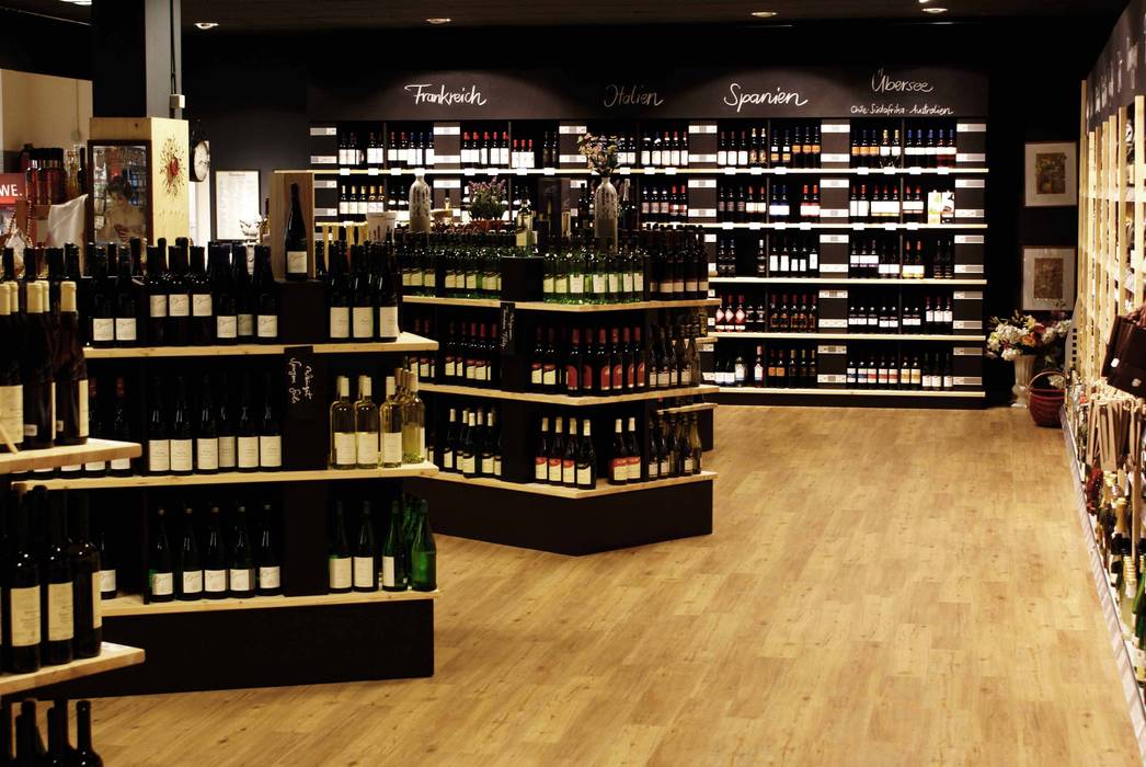 Weinshop und Verkostungen - REWE, hysenbergh GmbH | Raumkonzepte Duesseldorf hysenbergh GmbH | Raumkonzepte Duesseldorf Espacios comerciales Espacios comerciales