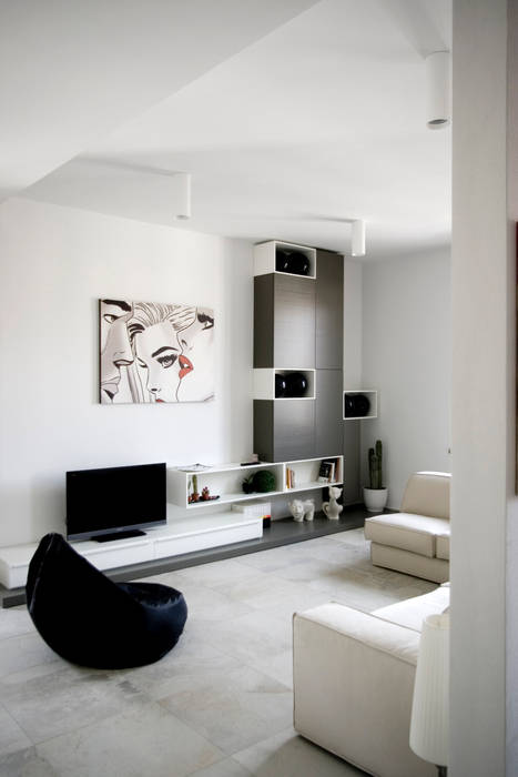 casa MS_SM, msplus architettura msplus architettura 모던스타일 거실