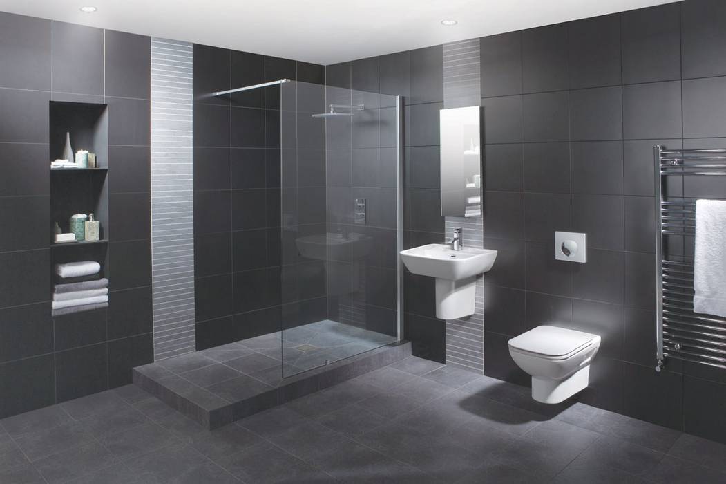 Wetroom Shower Areas, nassboards nassboards Modern bathroom