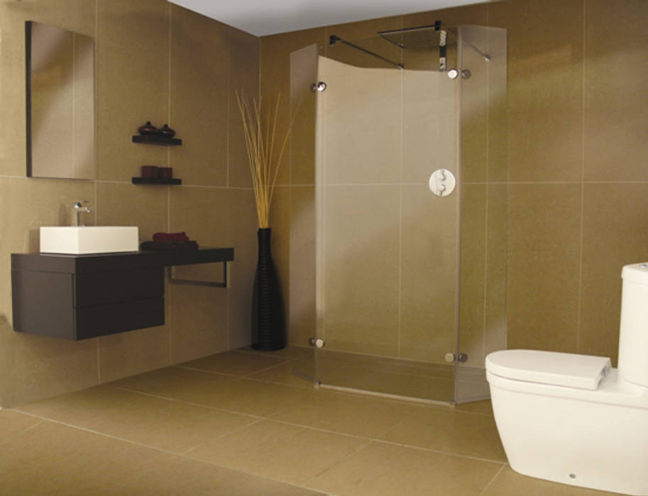 Wetroom Shower Areas, nassboards nassboards Asian style bathroom