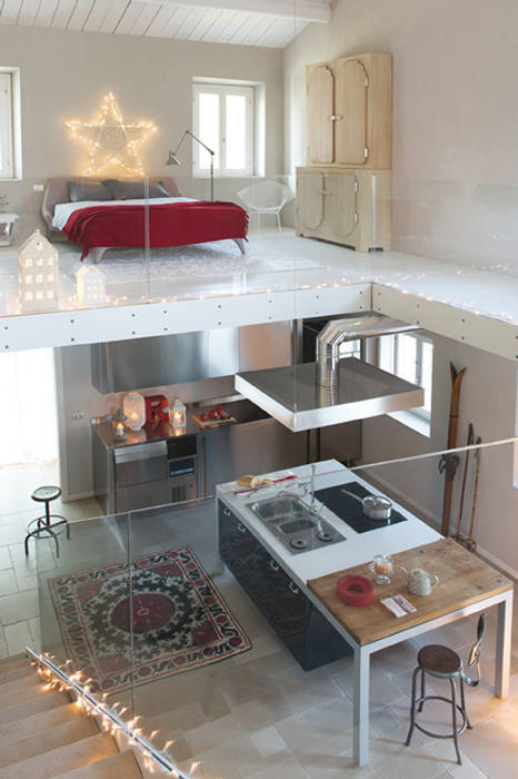 Residenza estiva, archiplanstudio archiplanstudio Kitchen