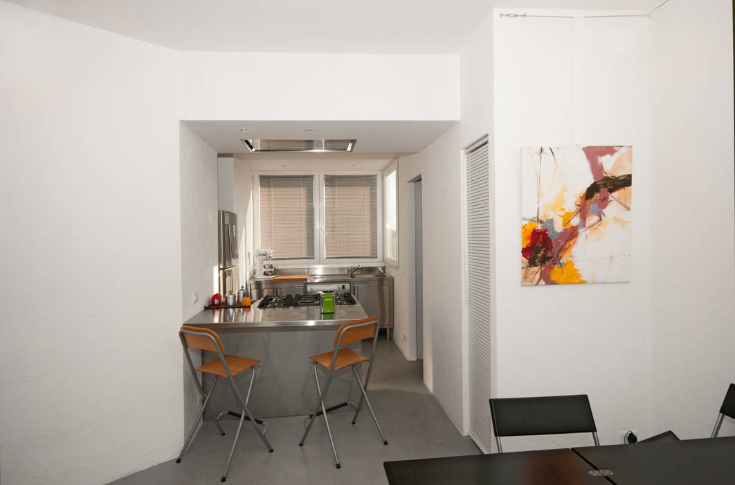 Ristrutturazione di un appartamento in Roma – 70 mq, Fabiola Ferrarello Fabiola Ferrarello Cuisine moderne