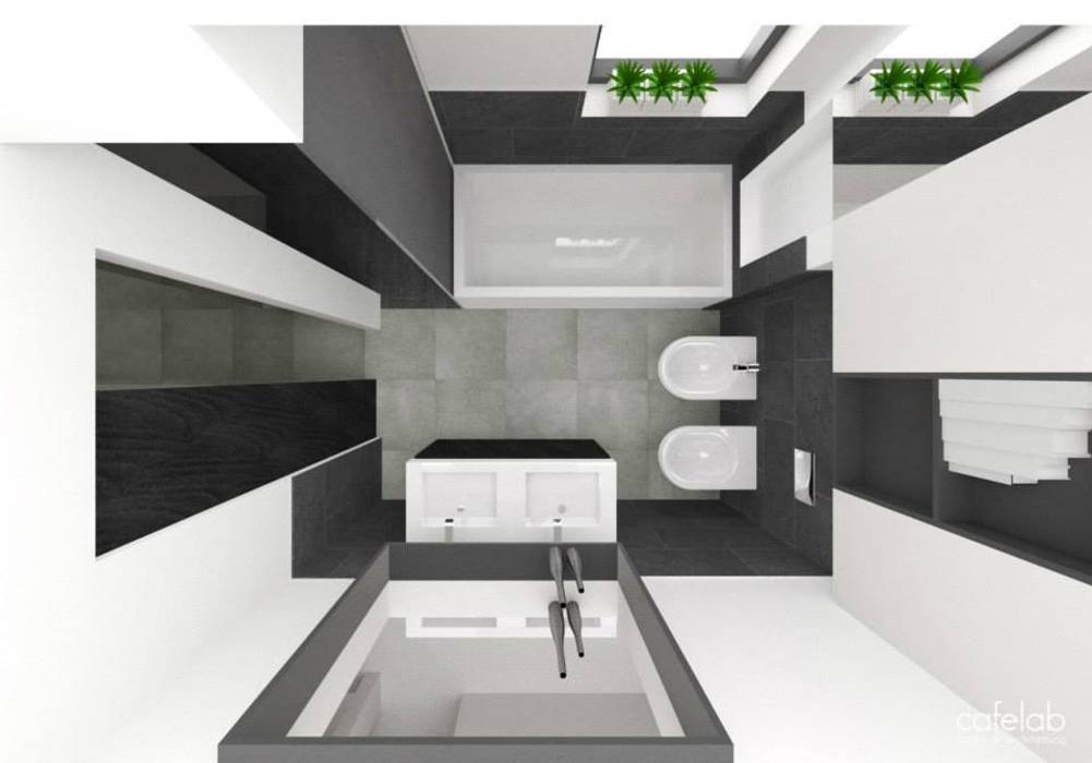 Master bathroom CAFElab studio Bagno moderno