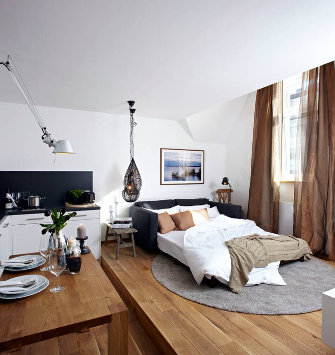 Vacation Rental W4 - loftartig wohnen, Ute Günther wachgeküsst Ute Günther wachgeküsst ห้องนั่งเล่น