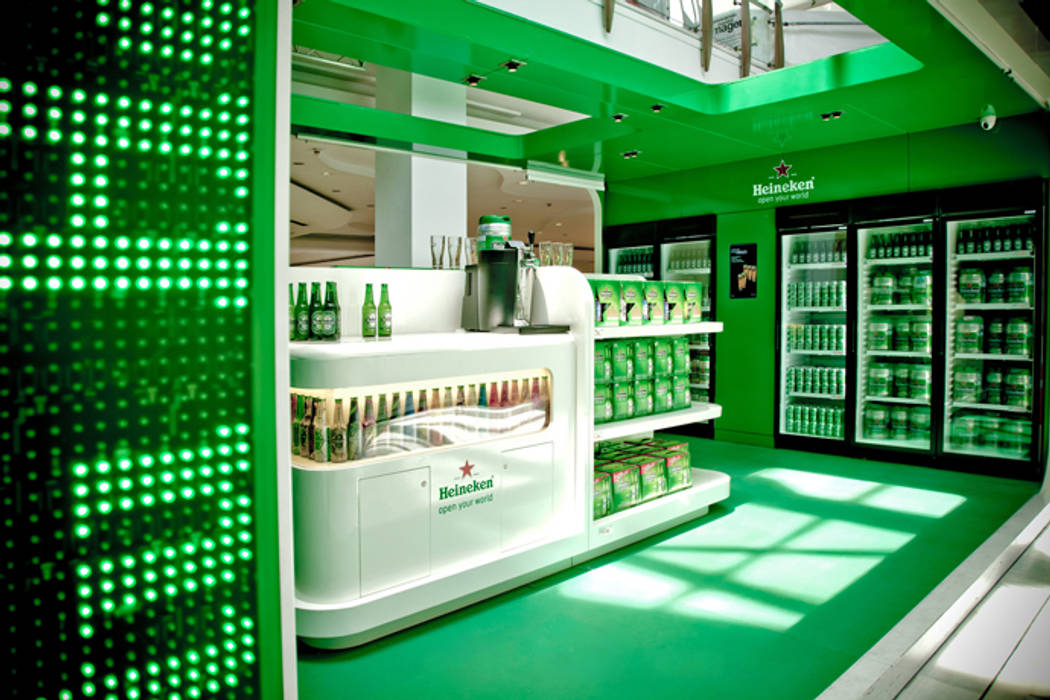 Heineken® Store, LabMatic Estudio LabMatic Estudio Espaces commerciaux Lieux d’événements