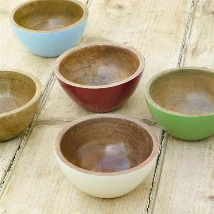 Bimbi bowls (set of 2) homify Rustikale Küchen Besteck, Geschirr und Gläser