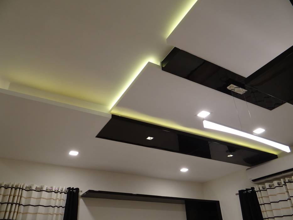 ceiling in the master bedroom homify Modern style bedroom