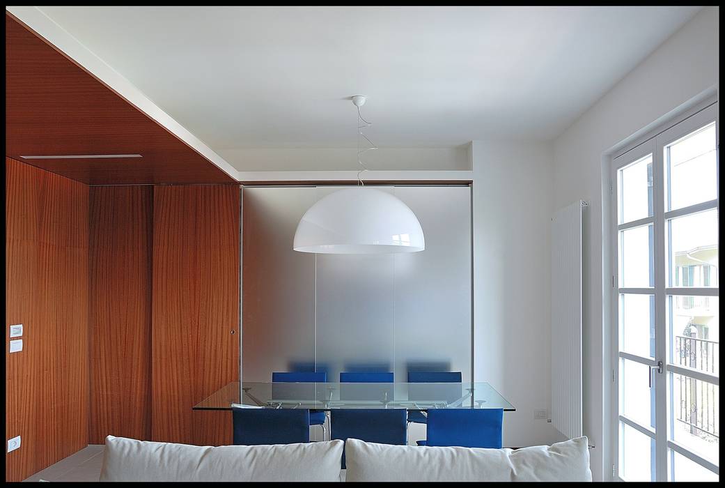 Interno casa C (2013), sergio fumagalli architetto sergio fumagalli architetto ห้องนั่งเล่น