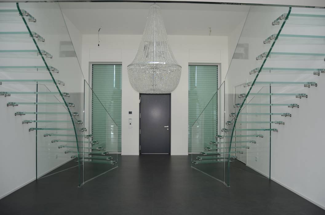 All glass stairs, Siller Treppen/Stairs/Scale Siller Treppen/Stairs/Scale Escalier Verre Escaliers