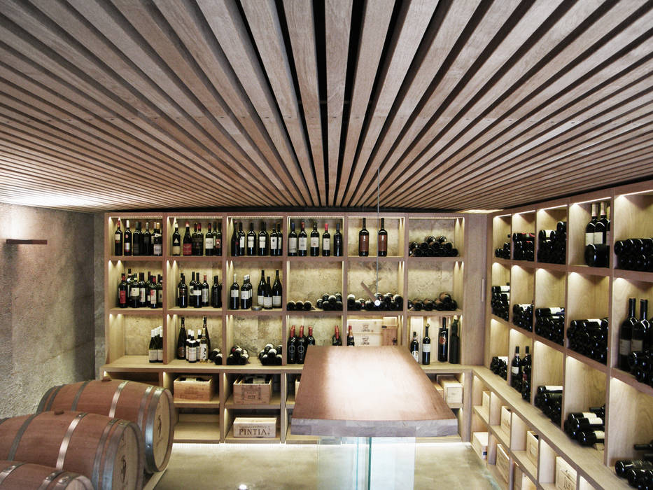 DAVINUM_room for wine tasting., msplus architettura msplus architettura قبو النبيذ