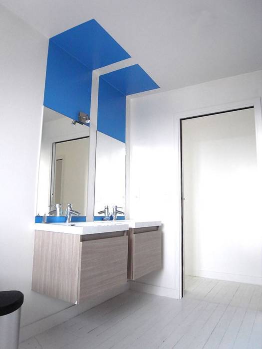 Appartement JKW, Allegre + Bonandrini architectes DPLG Allegre + Bonandrini architectes DPLG Modern bathroom