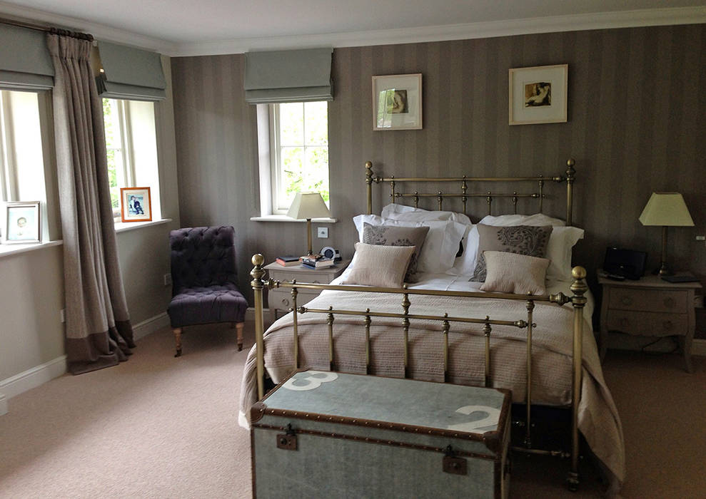 Stylish Modern Country Residence Elizabeth Bee Interior Design Country style bedroom