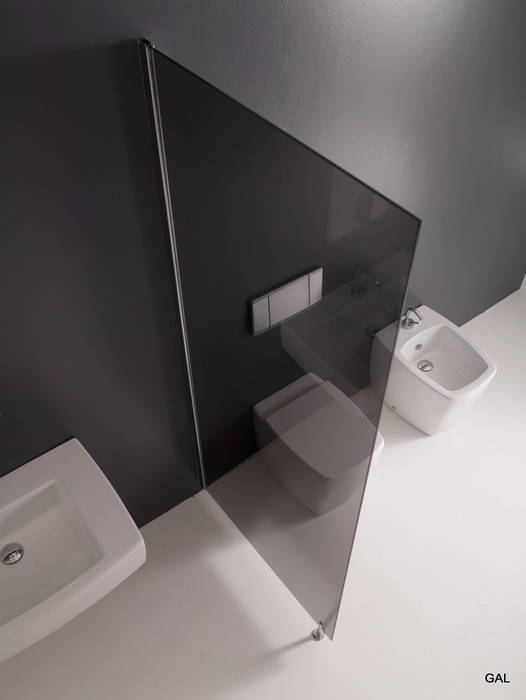 Pareti doccia in cristallo_Walk in, GAL srl GAL srl Baños de estilo moderno Bañeras y duchas