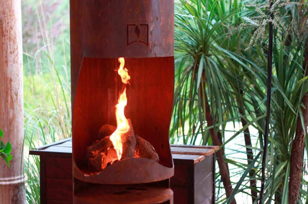 chimeneas acero , CLASS MANUFACTURING SA CLASS MANUFACTURING SA حديقة مواقد وشوايات