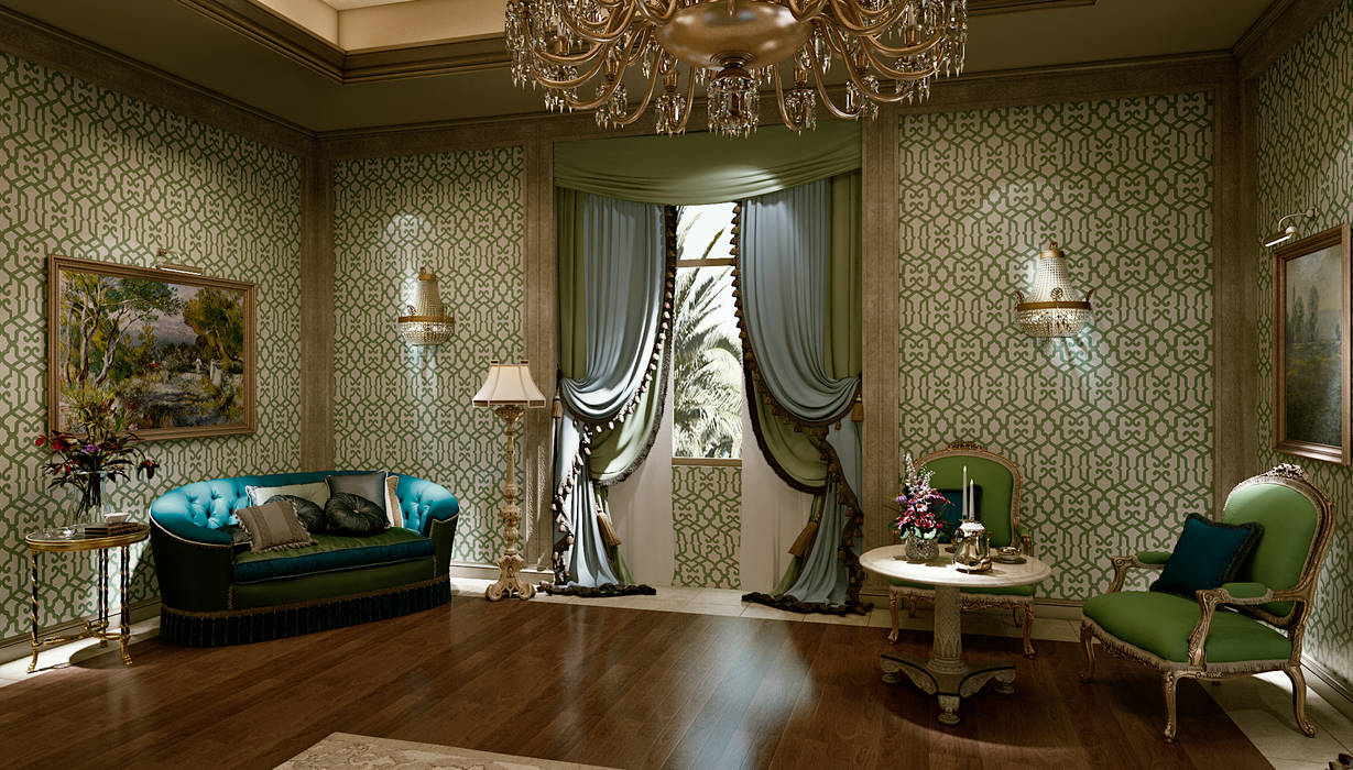 VIlla in Doha, Scultura & Design S.r.l. Scultura & Design S.r.l. Eclectic style bedroom