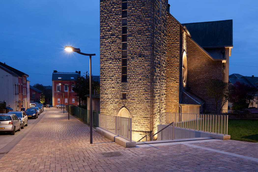 Shared Space Niederkorn (LUX), Tobias Link Lichtplanung Tobias Link Lichtplanung Maisons méditerranéennes