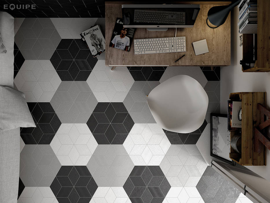 Rhombus Wall / Floor Tile, Equipe Ceramicas Equipe Ceramicas Офіс