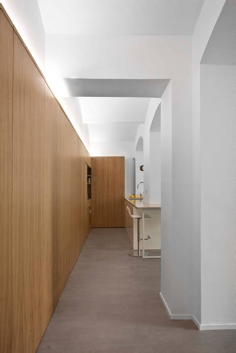 nh bf studioata Ingresso, Corridoio & Scale in stile moderno