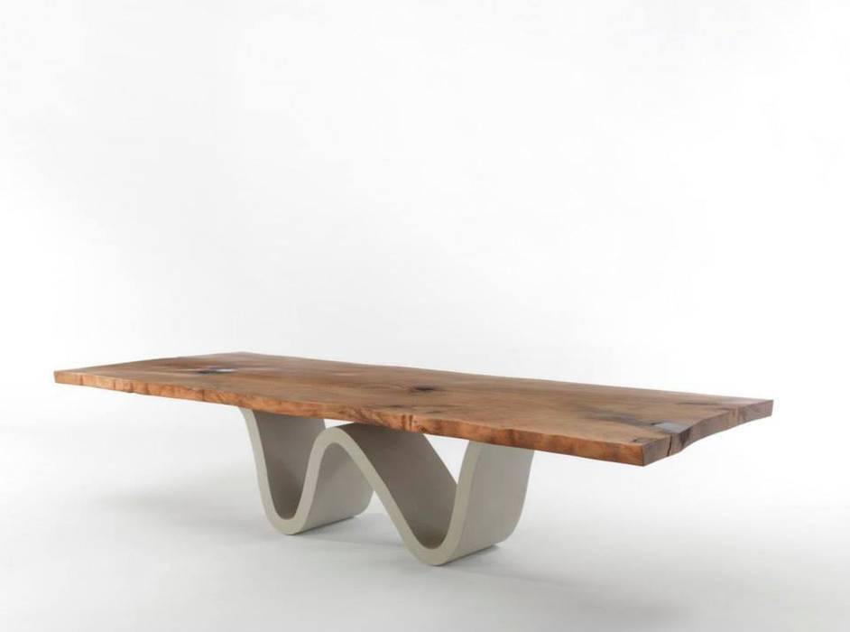 "Bree e Onda" Table, Fabio Passon & Marco Savorgnani Fabio Passon & Marco Savorgnani Modern Dining Room Tables