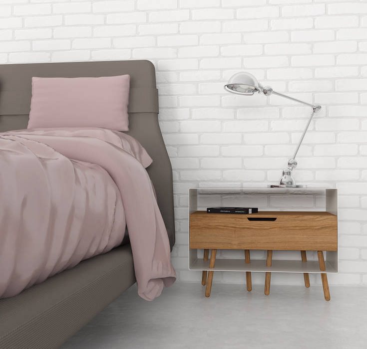 Agata, Officina41 Design Group Officina41 Design Group Eclectic style bedroom Bedside tables