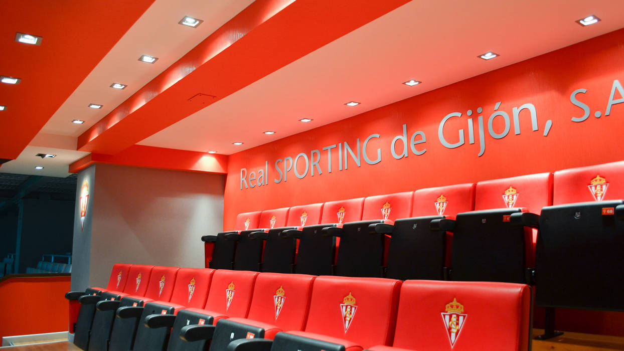 Estadio El Molinón - Real Sporting de Gijón - Palcos VIP , TEKNIA ESTUDIO TEKNIA ESTUDIO Gewerbeflächen Stadien