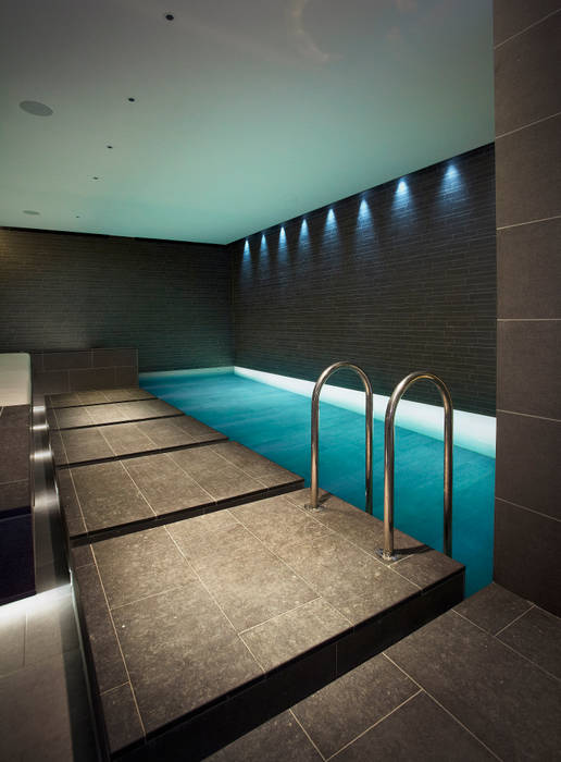 Subterranean Leisure Area , London Swimming Pool Company London Swimming Pool Company Modern pool