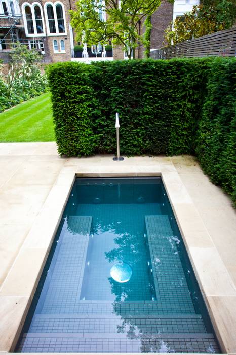 Twin Plunge Pools , London Swimming Pool Company London Swimming Pool Company コロニアルスタイルの プール