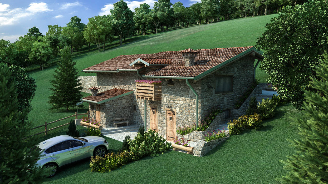 Studiosagitair rustikale häuser homify