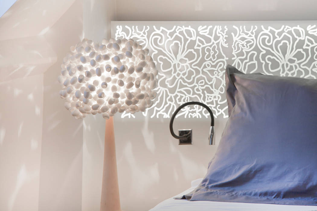 Hotel Chevanel Paris - Krion Solid Surface Porcelanosa Scotland Eclectic style bedroom Beds & headboards