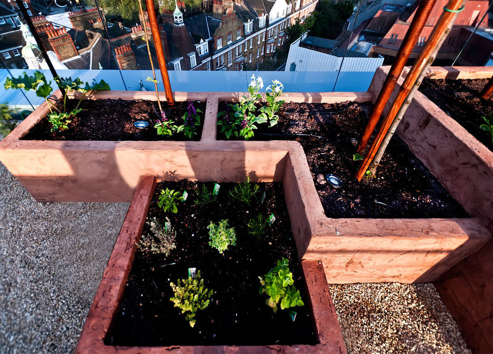 A Stunning Penthouse Terrace Project in London, Urban Roof Gardens Urban Roof Gardens Modern Terrace